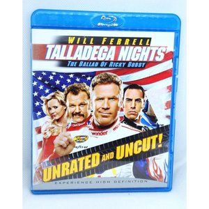 Blu-Ray 2006 Talladega Nights Ricky Bobby Comedy Movie No Scratches Clean